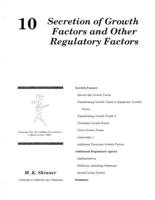 Secretion of growth factors and other regulatory agents by Sertoli cells