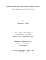 Stories of Care: Death and Dying in Washington State