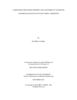 Composition-Processing-Property Relationships of 3D-Printed Graphene-Egain-Poly(ethylene Oxide) Composites