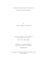Fractional Operators and Variations Applied to Stefan Problems