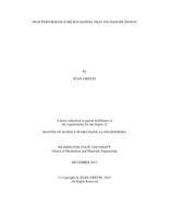 High Performance Microchannel Heat Exchanger Design