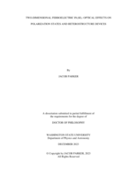 Two-Dimensional Ferroelectric In2Se3: Optical Effects on Polarization States and Heterostructure Devices