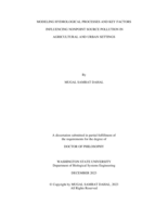 Modeling Hydrological Processes and Key Factors Influencing Nonpoint Source Pollution in Agricultural and Urban Settings