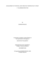 Development of Potential Host-Directed Therapeutics to Treat F. Tularensis Infection