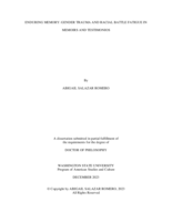Enduring Memory: Gender Trauma and Racial Battle Fatigue in Memoirs and Testimonios