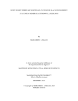 Down Woody Debris Microsite Facilitation for Black Huckleberry (Vaccinium Membranacuem Dougl.) Seedlings