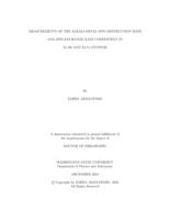 Measurements of the Alkali-Metal Spin-Destruction Rate and Spin-Exchange Rate Coefficient in Xe-Rb and Xe-Cs Systems