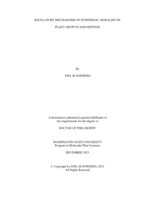 Regulatory Mechanisms of Purinergic Signaling in Plant Growth and Defense