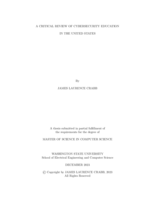 A Critical Review of Cybersecurity Education in the United States