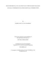 The Environmental Fate and Effects of Antibiotic Resistance Genes and Small Interference RNAs from Genetically Modified Crops