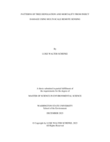 Patterns of Tree Defoliation and Mortality from Insect Damage Using Multi-Scale Remote Sensing