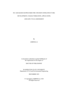 Fly Ash Based Geopolymer for Concrete Infrastructure: Development, Characterization, Application, and Life Cycle Assessment 