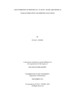 1-MCP Inhibition of Ripening in ‘D’Anjou’ Pears: Biochemical Characterization and Ripening Solutions 