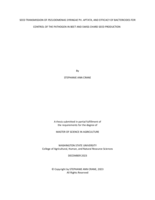 Seed Transmission of Pseudomonas Syringae PV. Aptata, and Efficacy of Bactericides for Control of the Pathogen in Beet and Swiss Chard Seed Production