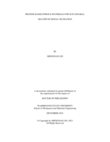 Protein-Based Porous Materials for Sustainable, Multifunctional Filtration