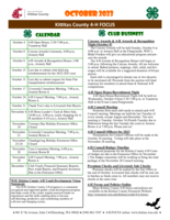WSU Kittitas County Extension 4-H Focus, October 2023