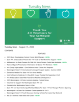 Tuesday News, August 15, 2023