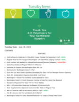 Tuesday News, July 18, 2023