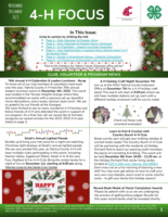 WSU Yakima County Extension 4-H Focus, December 2023