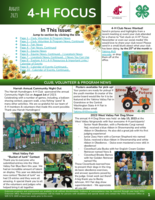 WSU Yakima County Extension 4-H Focus, August 2023