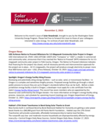 Solar Newsbriefs, November 2023