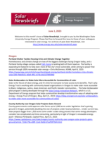 Solar Newsbriefs, June 2023
