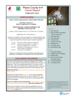 Pierce County 4-H Clover Report, February 2024