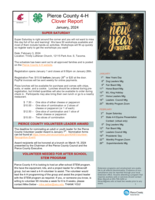 Pierce County 4-H Clover Report, January 2024