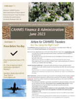 CAHNRS Business Center Newsletter, June 2023