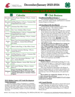 WSU Kittitas County Extension 4-H Focus, January 2024
