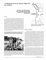 A Field Report from the Sunken Village Wet Site (35MU4)