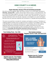 King County 4-H, November 2023