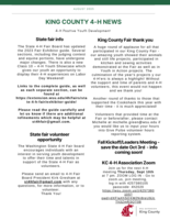 King County 4-H, August 2023