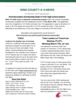 King County 4-H, March 2023