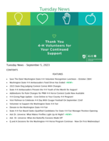 Tuesday News, September 5, 2023