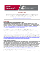 Solar Newsbriefs, December 2023