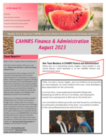 CAHNRS Business Center Newsletter, August 2023