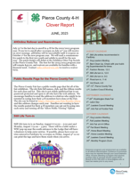 Pierce County 4-H Clover Report, September 2023