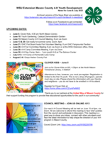 Mason County 4-H News Blast, June-July 2023
