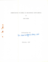 Domestication of Animals in Prehistoric South America