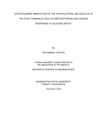 Catecholamine innervation of the ventrolateral bed nucleus of the stria terminalis: role in corticosterone and feeding responses to glucose deficit