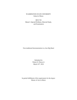 Non-traditional Instrumentation in a Jazz Big Band