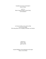 An Eclectic Portfolio of Jazz and Jazz-Punk Scores and Recordings: Showcasing Skills in Jazz Arranging, Performance, and Analysis