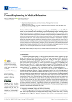 Prompt Engineering in Medical Education
