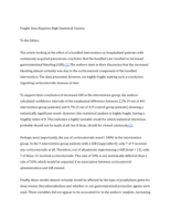 Fragile Data Requires High Statistical Caution