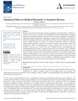 Statistical Ethics in Medical Research: A Narrative Review