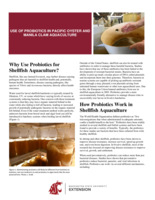 Use of Probiotics in Pacific Oyster and Manila Clam Aquaculture