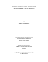 LATINA/O/E/X FOOD SERVICE WORKERS' EXPERIENCES DURING THE COVID-19 PANDEMIC IN TRI-CITIES, WASHINGTON