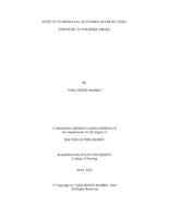 EFFECTS TO NEONATAL OUTCOMES  AFTER IN UTERO EXPOSURE TO WILDFIRE SMOKE