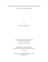 INDIGENOUS PROGRAM EVALUATION APPROACHES, FRAMEWORKS AND MODELS: A SYSTEMATIC REVIEW